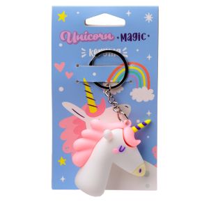 Unicorn Magic Enhörning 3D PVC Nyckelring Unicorn Magic Enhörning 3D PVC Nyckelring