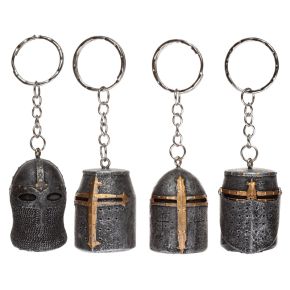 Medeltida Riddarhjälm Nyckelring Medeltida Riddarhjälm Nyckelring