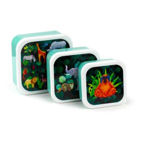 3-Pack Lunchlådor M/L/XL Animal Kingdom 3-Pack Lunchlådor M/L/XL Animal Kingdom