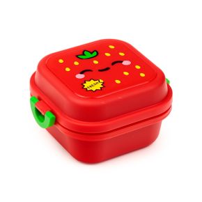Elidi the Strawberry Foodiemals Clip Lock Staplad Bento Lunchlåda Elidi the Strawberry Foodiemals Clip Lock Staplad Bento Lunchlåda