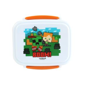 Minecraft SSS BOOM Clip Lock Staplad Bento Lunchlåda med Bestick Minecraft SSS BOOM Clip Lock Staplad Bento Lunchlåda med Bestick