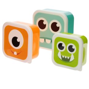 3-Pack Lunchlådor - Monstarz Monster