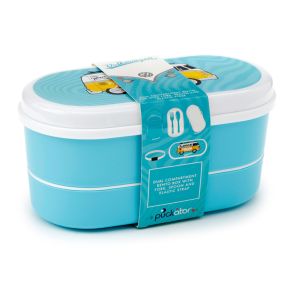 Volkswagen VW T1 Camper Bus Surf Adventure Staplad Bento Box Lunchlåda med Gaffel & Sked