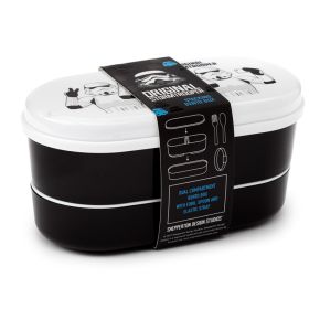 The Original Stormtrooper Staplad Bento Box Lunchlåda med Gaffel & Sked