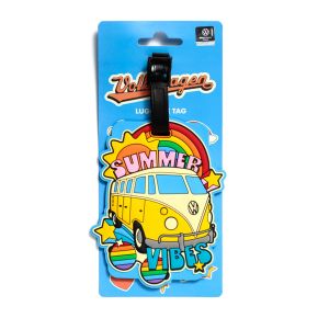 Volkswagen VW T1 Camper Bus Summer Vibes PVC Bagagelapp Volkswagen VW T1 Camper Bus Summer Vibes PVC Bagagelapp