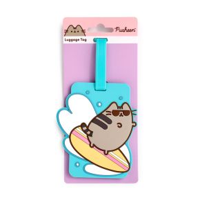 Pusheen the Cat Katt Summer Surfer PVC Bagagelapp Pusheen the Cat Katt Summer Surfer PVC Bagagelapp