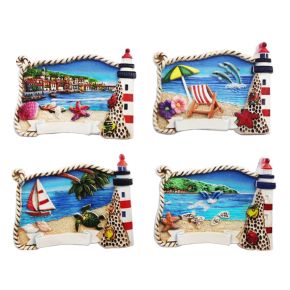 3D Tryckt Kustsouvenir Magnet Strand Fyr 3D Tryckt Kustsouvenir Magnet Strand Fyr