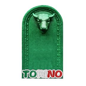 3D Tryckt Kustsouvenir Magnet Torino Fountain Turet 3D Tryckt Kustsouvenir Magnet Torino Fountain Turet