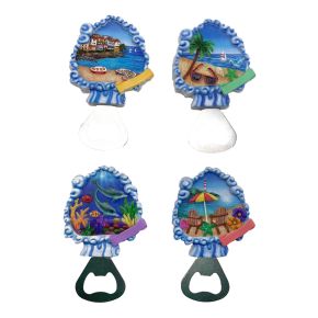 Souvenir Kust Magnet Kapsylöppnare Strand & Kustscener Souvenir Kust Magnet Kapsylöppnare Strand & Kustscener