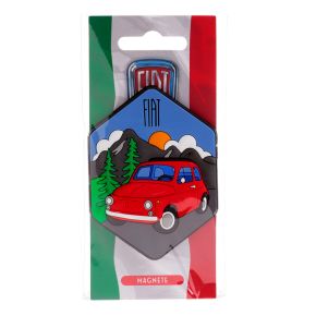Fiat 500 Dolomiterna Berg PVC Magnet Fiat 500 Dolomiterna Berg PVC Magnet