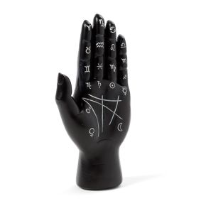 Svart Mantrisk Hand/Tarot Handflata Svart Mantrisk Hand/Tarot Handflata