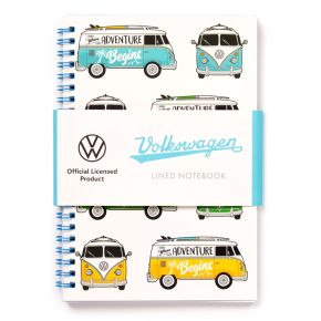 Volkswagen VW T1 Camper Bus Multi Design Spiralbunden A5 Anteckningsbok