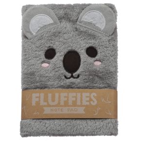 Adoramals Plysch Koala Fluffies Anteckningsblock/Anteckningsbok Adoramals Plysch Koala Fluffies Anteckningsblock/Anteckningsbok