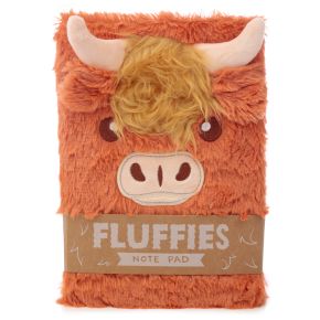 Highland Coo Fluffies Ko Anteckningsblock/Anteckningsbok