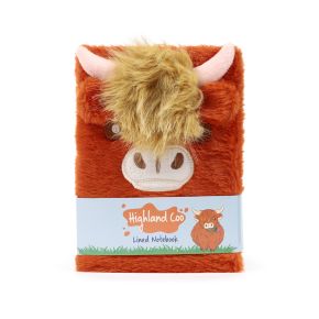 Highland Coo Fluffies Ko Anteckningsblock/Anteckningsbok Highland Coo Fluffies Ko Anteckningsblock/Anteckningsbok