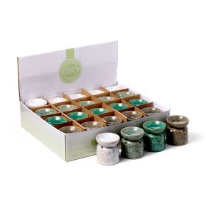 Liten Keramik Eden Aromalampa med Hjärtmönster