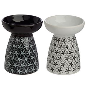 Eden Blommigt Mönster Aromalampa i Keramik för Olja & Vax