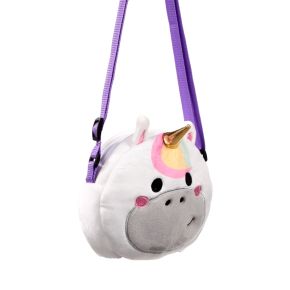 Astra the Unicorn Adoracorns Enhörning Crossbody Plysch Axelväska Astra the Unicorn Adoracorns Enhörning Crossbody Plysch Axelväska