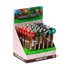 Inkredible Suddbar Bläckpenna med Minecraft Verktyg Silikontopp Inkredible Suddbar Bläckpenna med Minecraft Verktyg Silikontopp