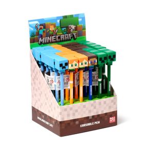 Inkredible Suddbar Bläckpenna med Minecraft Chibi-Stil Silikontopp Inkredible Suddbar Bläckpenna med Minecraft Chibi-Stil Silikontopp