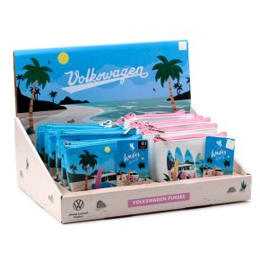 Volkswagen VW T1 Camper Bus The Waves are Calling PVC Portmonnä Volkswagen VW T1 Camper Bus The Waves are Calling PVC Portmonnä