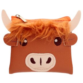 Highland Coo Ko Fluffig Lugg PVC Portmonnä