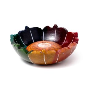 Täljsten Chakra Lotus Rökelsehållare Fat Täljsten Chakra Lotus Rökelsehållare Fat