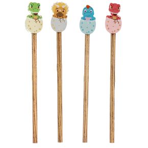 Baby Dinosaurieägg Penna med Suddgummitopp Baby Dinosaurieägg Penna med Suddgummitopp