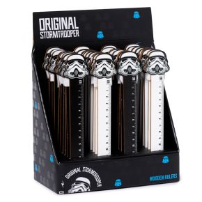 The Original Stormtrooper Linjal i Trä med Formad Topp (15cm) The Original Stormtrooper Linjal i Trä med Formad Topp (15cm)