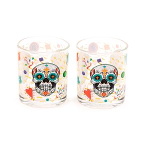Day of the Dead 2-Pack Tumblers i Glas 250ml Day of the Dead 2-Pack Tumblers i Glas 250ml