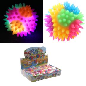 Taggig Studsboll med LED 5.5cm