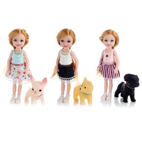 Sally Dress Up Docka med Hund och Accessoarer Sally Dress Up Docka med Hund och Accessoarer