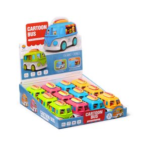 Cartoon Food Truck Friction Push/Pull Actionleksak Cartoon Food Truck Friction Push/Pull Actionleksak