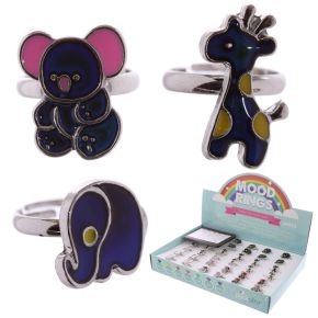 Gulliga Barn Vilda Djurs Mood Rings Gulliga Barn Vilda Djurs Mood Rings