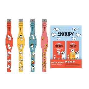 Peanuts Snoopy Snobben & Woodstock Digitalklocka i Silikon Peanuts Snoopy Snobben & Woodstock Digitalklocka i Silikon
