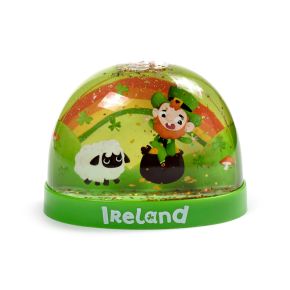 Luck of the Irish Irland Stor Glitter Snöglob Luck of the Irish Irland Stor Glitter Snöglob