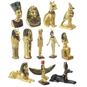 Egyptisk Pyramid Värld Figurer Egyptisk Pyramid Värld Figurer