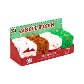 Jul Jingle Bunch Plysch A7 Mini Anteckningsblock Jul Jingle Bunch Plysch A7 Mini Anteckningsblock