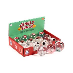 Jingle Bunch Jul High Bounce LED Blinkande Studsboll Jingle Bunch Jul High Bounce LED Blinkande Studsboll