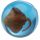 3D Tropisk Fisk Studsboll (Plast Burk)
