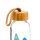VW Volkswagen T1 Camper Bus The Waves 500ml Vattenflaska i Glas med Bambulock