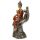Guld och Röd Thai Buddha Sittande i Hand