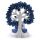 Vit & Blå Thai Buddha Tree of Life
