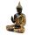 Svart & Orange Guld Thai Buddha Mediation