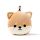 Relaxeazzz Plysch Shiba Inu Hund Rund Resekudde & Ögonmask