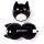 Relaxeazzz Feline Fine Katt Rund Resekudde & Ögonmask