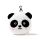Relaxeazzz Panda Rund Resekudde & Ögonmask