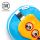 Relaxeazzz Yellow Submarine Rund Plysch Resekudde & Ögonmask