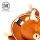 Relaxeazzz Highland Coo Ko Rund Plysch Resekudde & Ögonmask