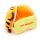 Relaxeazzz Tiger Rund Plysch Resekudde & Ögonmask